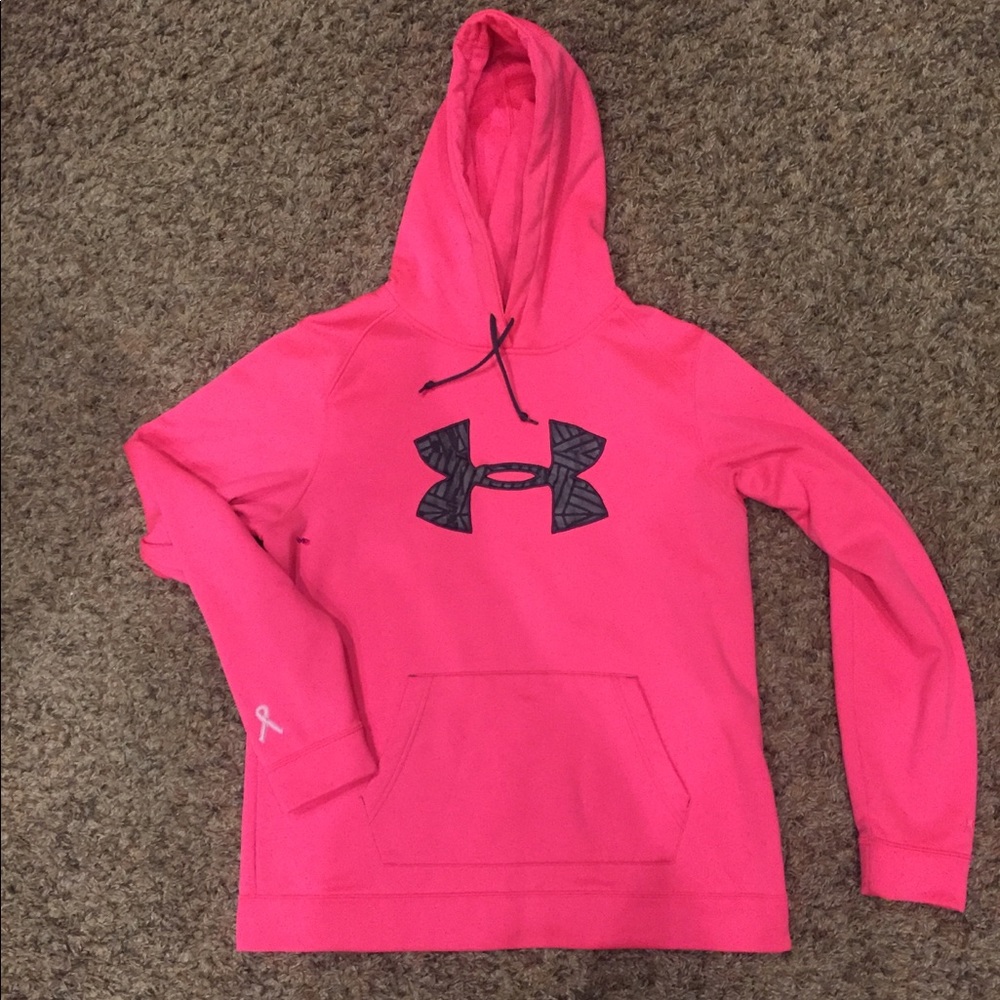 Under Armor Bright Pink Hoodie